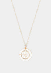 Diamond Dial Watch Necklace And Earring Set